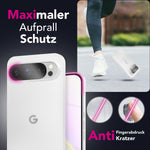 NALIA Ultra Slim Hardcase für Google Pixel 9 Pro XL – Matt & 0.3mm Dünn – PHANTOM (Dünnes Cover & Kamera-Vollschutz) – Marke aus Berlin