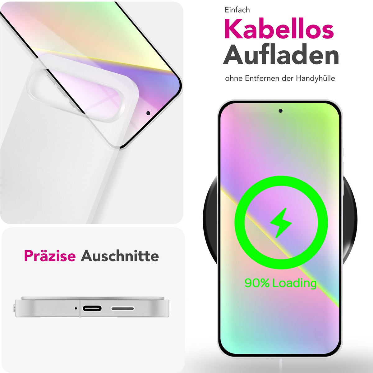 NALIA Ultra Slim Hardcase für Google Pixel 9 Pro XL – Matt & 0.3mm Dünn – PHANTOM (Dünnes Cover & Kamera-Vollschutz) – Marke aus Berlin