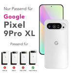 NALIA Ultra Slim Hardcase für Google Pixel 9 Pro XL – Matt & 0.3mm Dünn – PHANTOM (Dünnes Cover & Kamera-Vollschutz) – Marke aus Berlin