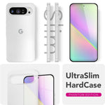 NALIA Ultra Slim Hardcase für Google Pixel 9 Pro XL – Matt & 0.3mm Dünn – PHANTOM (Dünnes Cover & Kamera-Vollschutz) – Marke aus Berlin