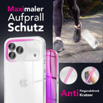 NALIA Transparente Silikonhülle für iPhone 18 Pro Max / 17 Pro Max – Anti-Gelb & Rutschfest – GLAZE (Handyhülle Kristallklar, Schlank & Stoßfest) – Marke aus Berlin