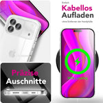 NALIA Transparente Silikonhülle für iPhone 18 Pro Max / 17 Pro Max – Anti-Gelb & Rutschfest – GLAZE (Handyhülle Kristallklar, Schlank & Stoßfest) – Marke aus Berlin