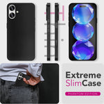 NALIA Ultra Slim Hardcase für iPhone 17 – Matt & 0.3mm Dünn – PHANTOM (Dünnes Cover & Kamera-Vollschutz) – Marke aus Berlin