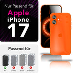 NALIA Neon Silikonhülle für iPhone 17 – Knallige Signal-Farbe & Linsenschutz – VIBE (Transparentes Case) – Marke aus Berlin