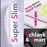 NALIA Ultra Slim Hardcase für iPhone 17 – MagSafe Kompatibel & Nachleuchtender Ring – THINIX GLOW (Matt-Transparent & 0,3mm Dünn) – Marke aus Berlin