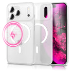 NALIA Ultra Slim Hardcase für iPhone 18 Pro Max / 17 Pro Max – MagSafe Kompatibel & Nachleuchtender Ring – THINIX GLOW (Matt-Transparent & 0,3mm Dünn) – Marke aus Berlin Namma Markt
