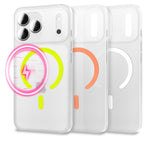NALIA Ultra Slim Hardcase für iPhone 18 Pro Max / 17 Pro Max – MagSafe Kompatibel & Nachleuchtender Ring – THINIX GLOW (Matt-Transparent & 0,3mm Dünn) – Marke aus Berlin Namma Markt