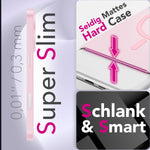 NALIA Ultra-Slim Hardcase für iPhone 17 – MagSafe kompatibel & 0.3mm Dünn – THINIX (Matte Semi-Transparente Hülle) – Marke aus Berlin