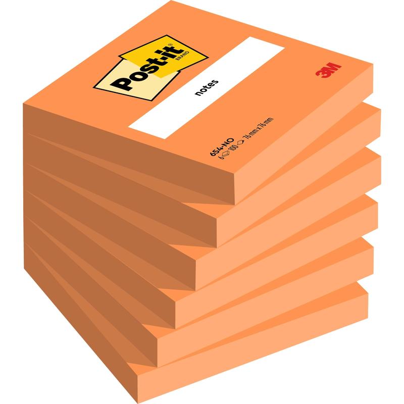 Post-it® Notes, 76 mm x 76 mm, 100 Blatt/Block, 100% PEFC