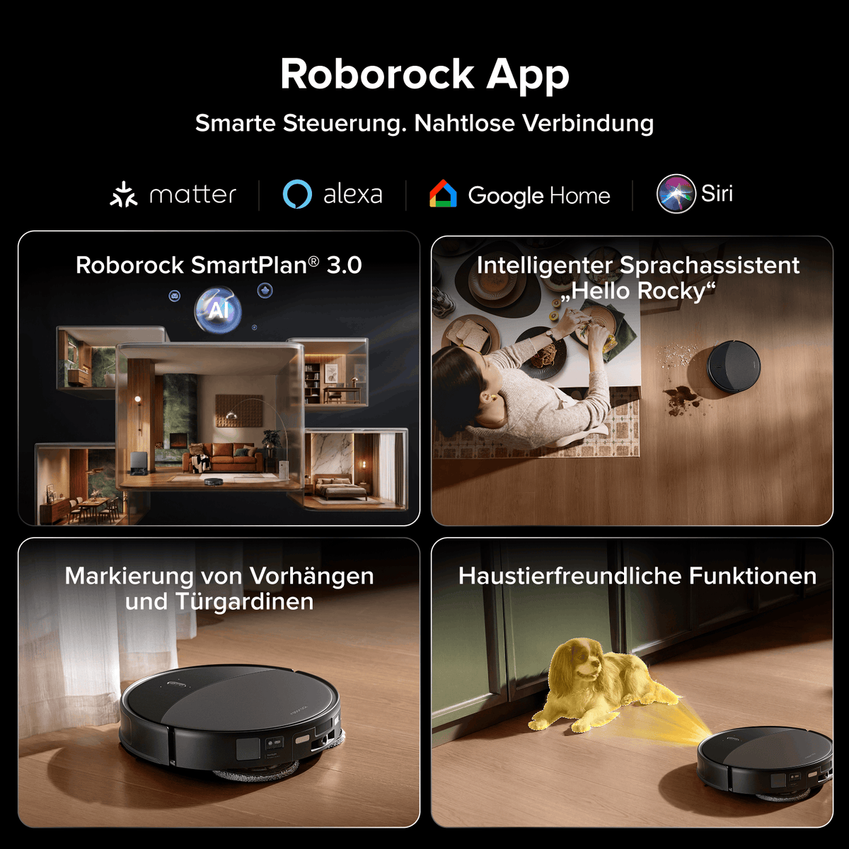 Roborock Saros 20 – AdaptiLift™ Chassis 3.0 für die reibungslose Überwindung von Schwellen, mit einer Saugkraft von 36.000 Pa Namma Markt