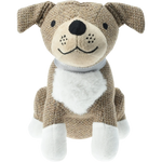 Dekorativer Türstopper für Zuhause und Büro Boden-Türstopper Stofftier karierter Hund
