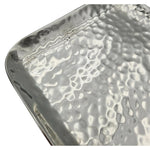 Dekotablett Dekoschale Metall silber Deko Tischdeko Schale Tablett 45 cm B-WARE