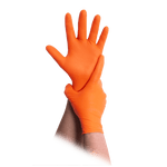 MaiMed Diamond Grip+ Einweghandschuhe orange