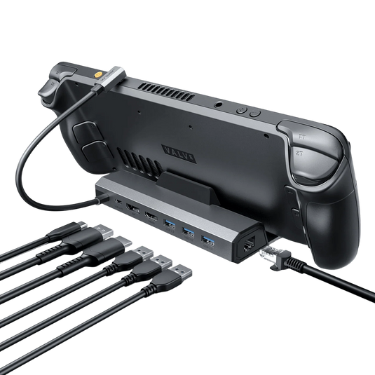 Docking Station für Steam Deck LCD & OLED/ROG Ally X - 7 in 1