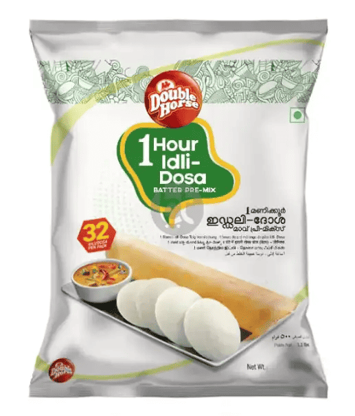 Double Horse 1 hour Idli Dosa Batter Powder 1kg - Namma Markt