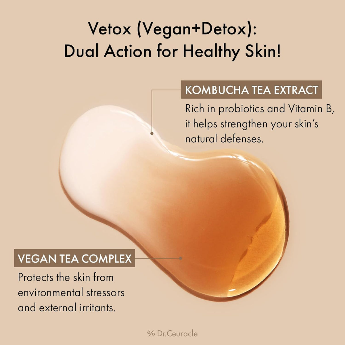 Dr. Ceuracle Vegan Kombucha Tea Essence 150 ml