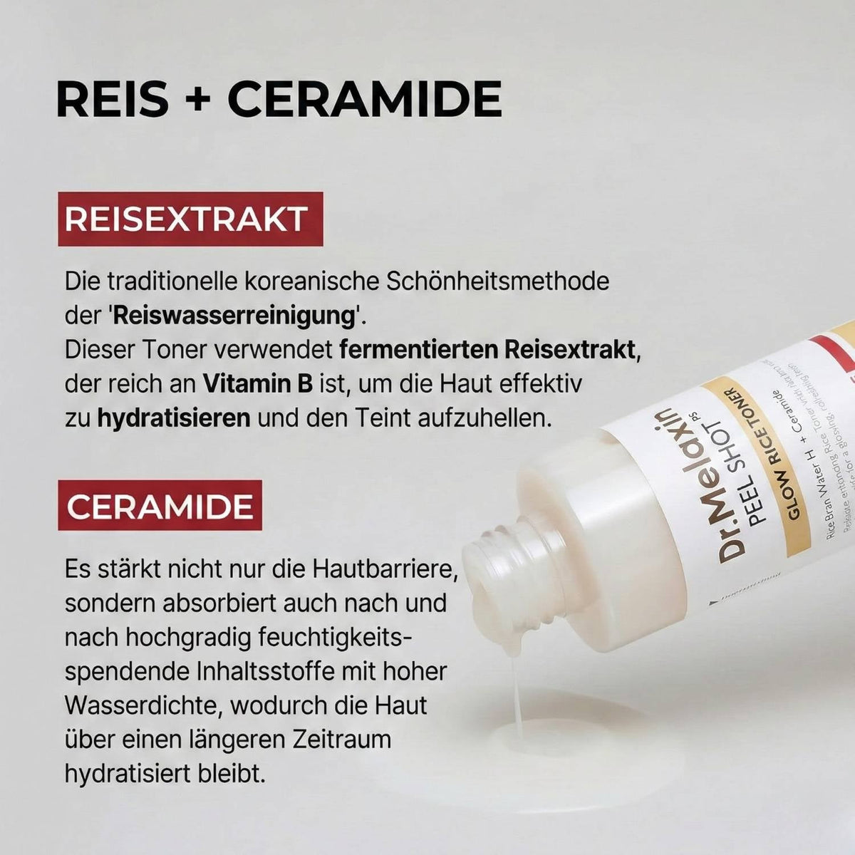 Dr.Melaxin Peel Shot Glow White Rice Toner 200ml