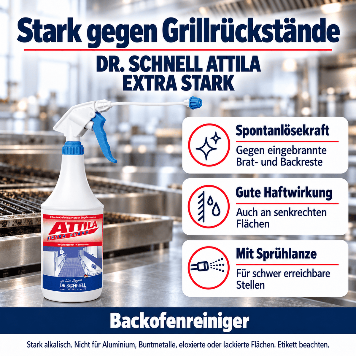 Dr. Schnell Attila Extra Stark Grill- und Backofenreiniger