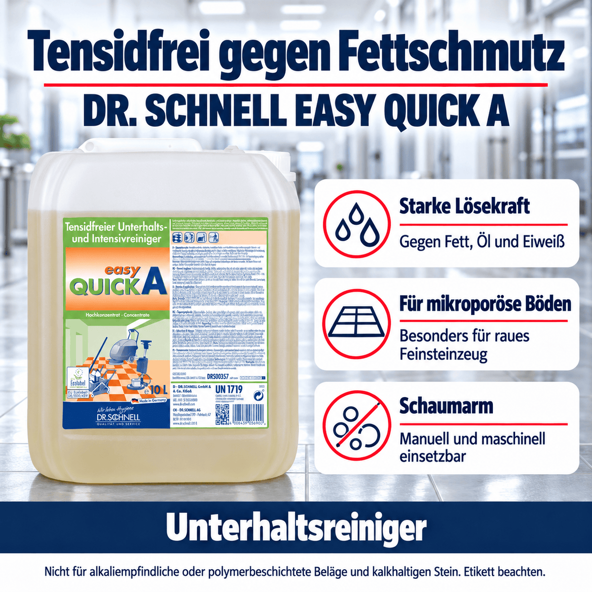 Dr. Schnell Easy Quick A Tensidfreier alkalischer Unterhaltsreiniger