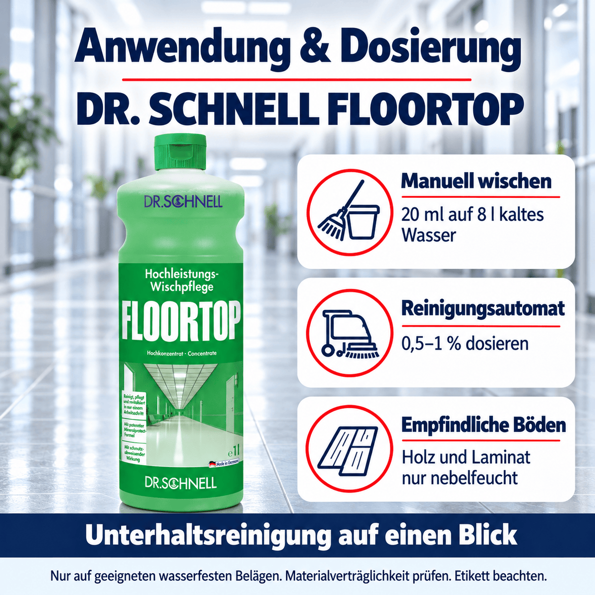 Dr. Schnell Floortop Hochleistungswischpflege