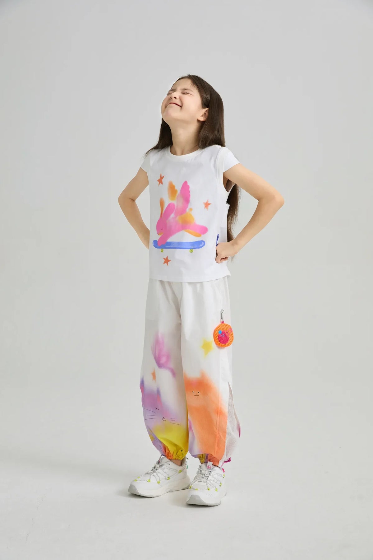 Dream Sports Day Print Bug‑Guard Pants