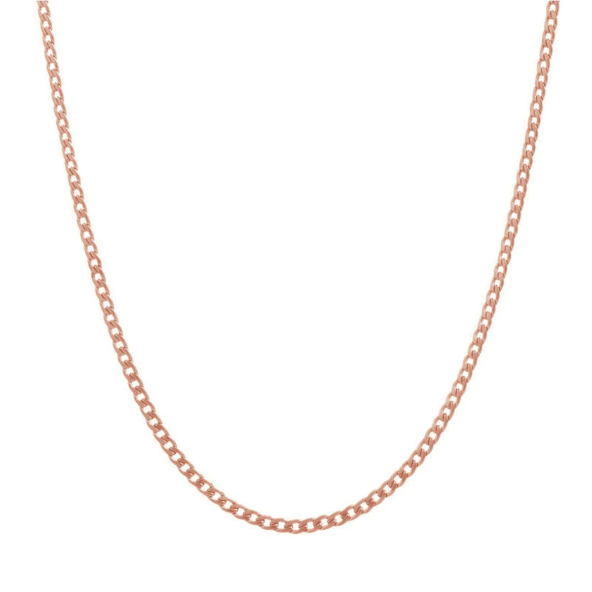 CLASSIC CHAIN NECKLACE ROSE GOLD