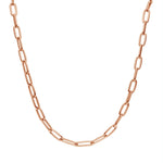 CLASSIC LINK NECKLACE ROSE GOLD