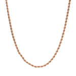 CLASSIC TWISTED NECKLACE ROSE GOLD