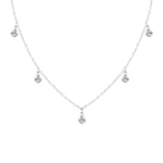 'MAGIC DROP' CHOKER SILVER