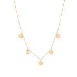 MULTI COIN NECKLACE 18K GOLD PLATED