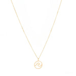 WAVE NECKLACE 18K GOLD PLATED