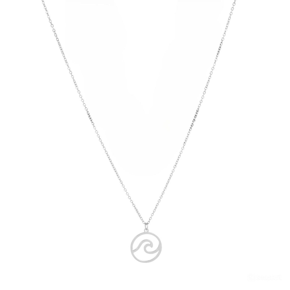 WAVE NECKLACE SILVER
