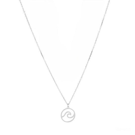 WAVE NECKLACE SILVER