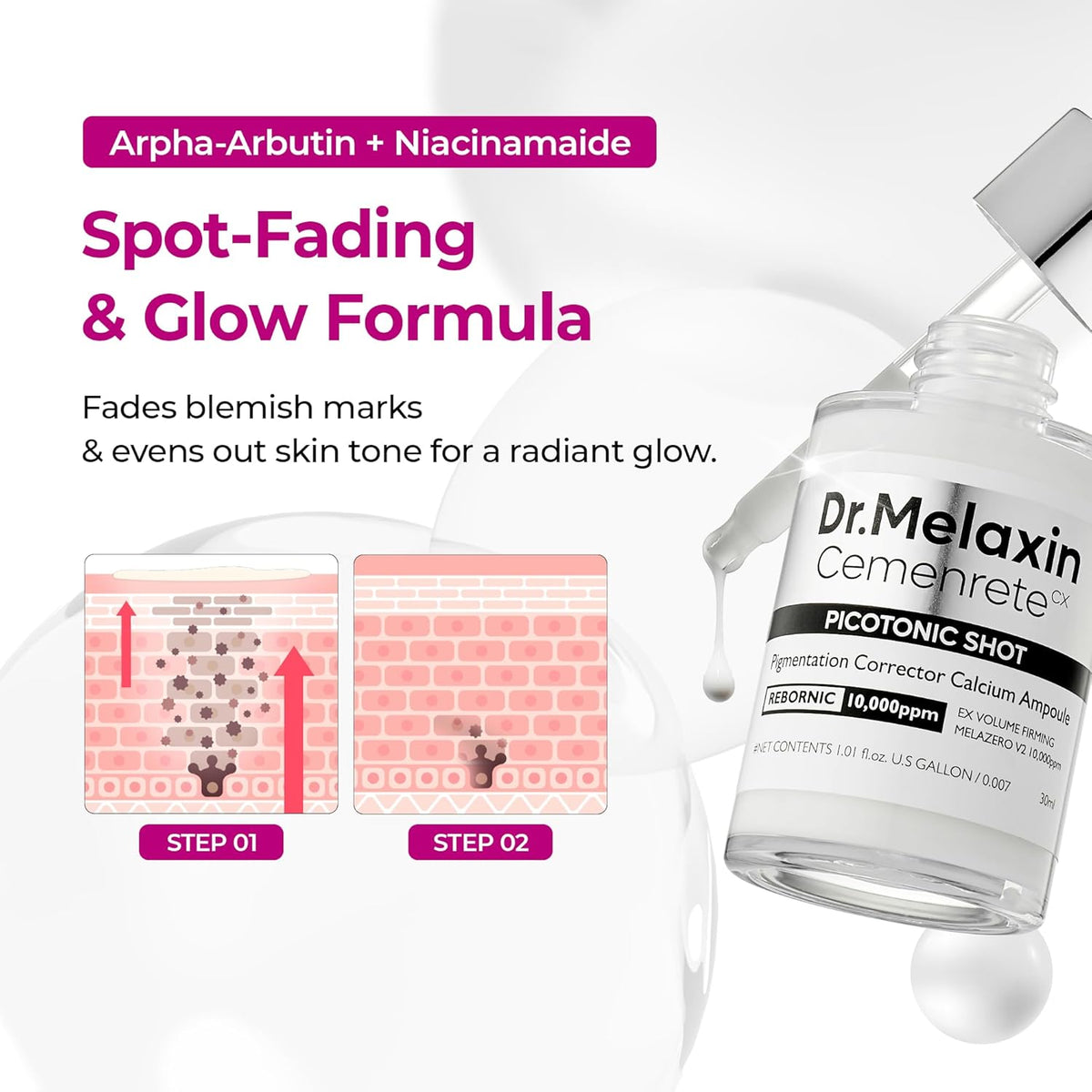 Dr.Melaxin Cemenrete Picotonic Shot Pigmentation Ampoule 30ml