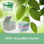 Post-it® Recycling Notes, 38 mm x 51 mm, 100 Blatt/Block, 100% PEFC