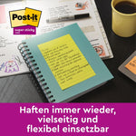 Post-it® Super Sticky Notes im Großformat, Rosa und Grün, Liniert, 127 mm x 203 mm, 45 Blatt/Block, 2 Blöcke/Packung, 100% PEFC, SGSCH-PEFC-COC-110078 | Packung (1 Stück)