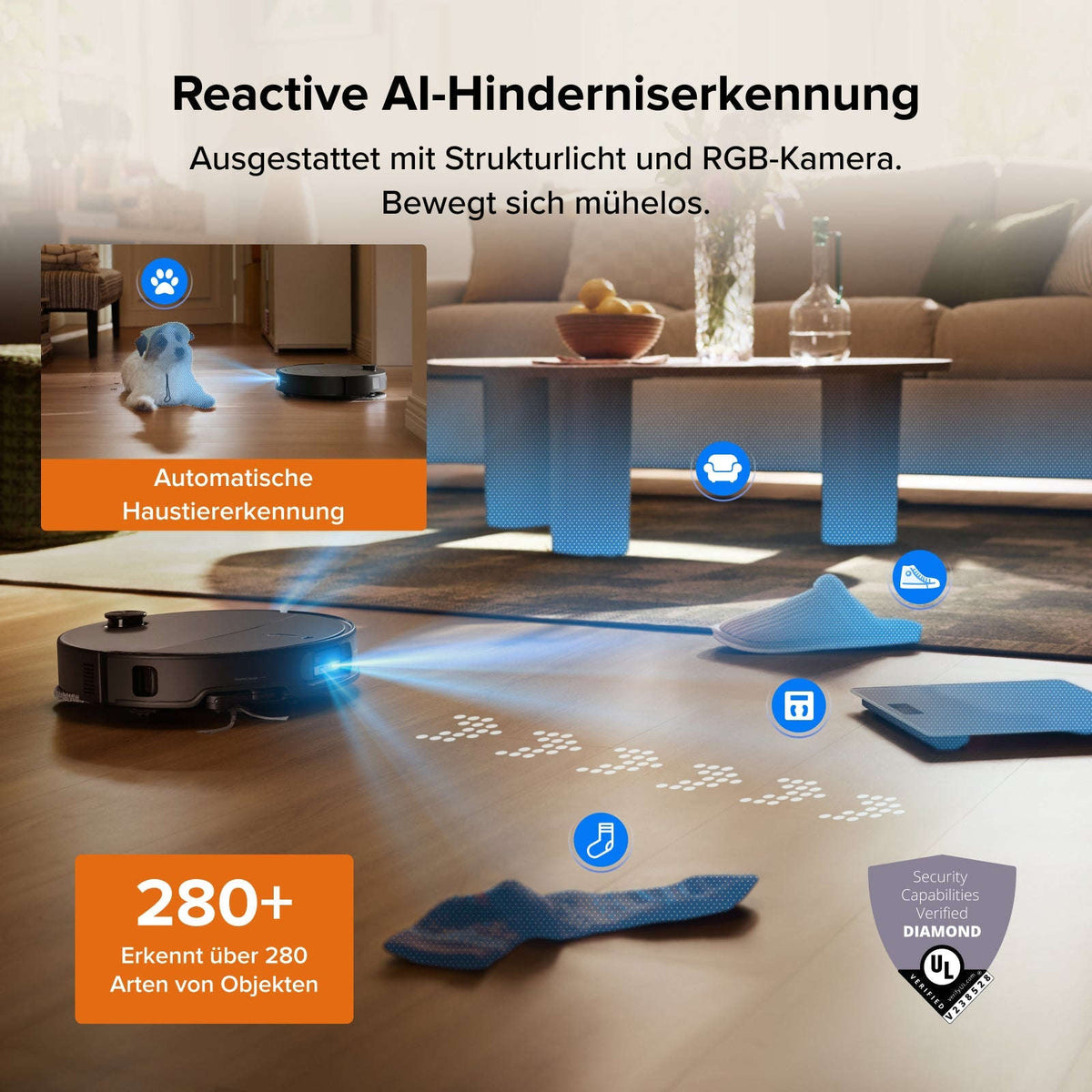 Roborock Qrevo Edge 2 - 25.000 Pa HyperForce-Saugkraft und Dual Anti-Tangle System Namma Markt