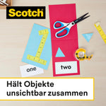 Scotch® doppelseitiges Klebeband, 1 Rolle, 19 mm x 33 m