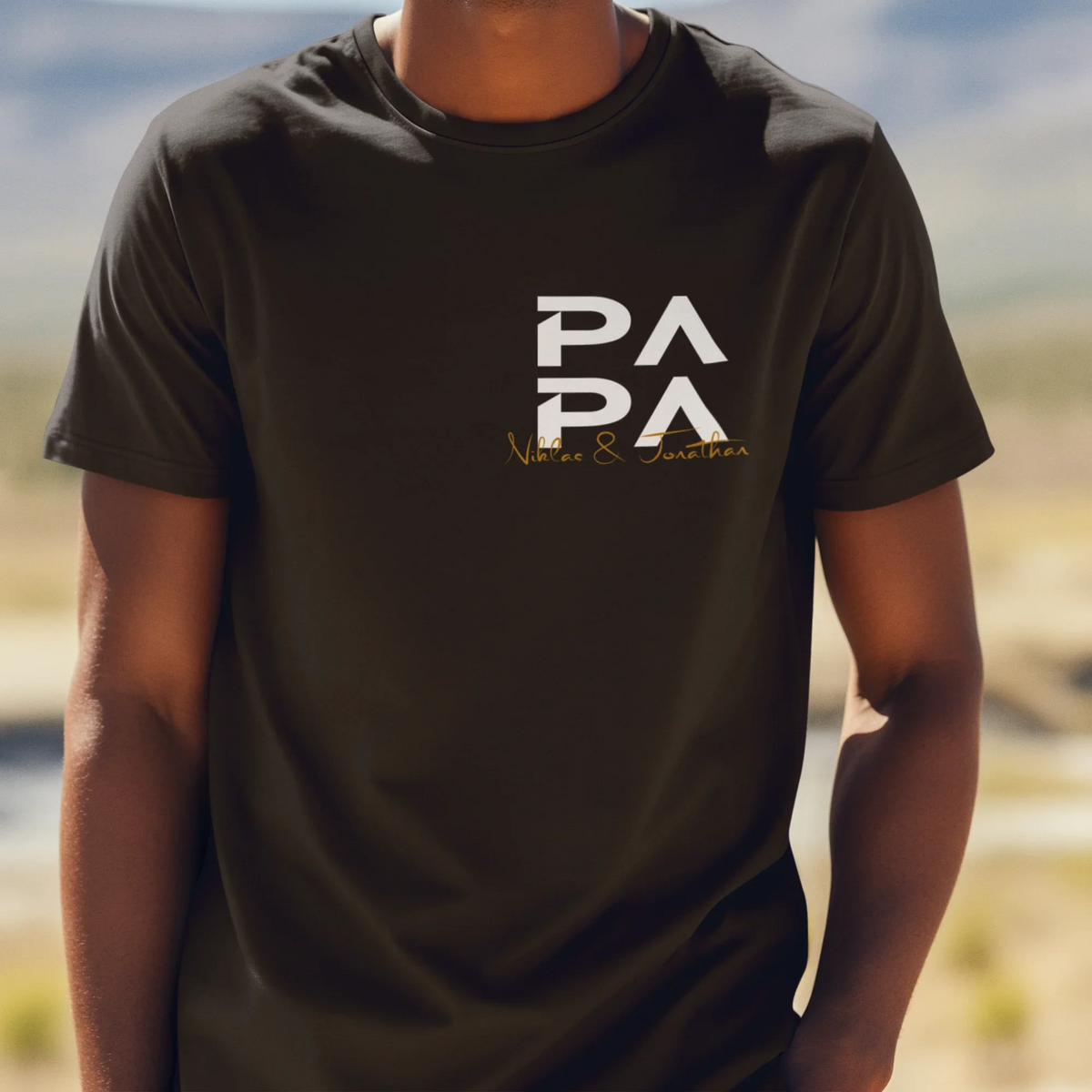 PAPA T-Shirt MINIMAL personalisiert