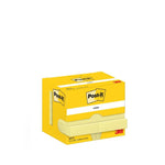 Post-it® Notes, Gelb, 38 mm x 51 mm, 100 Blatt/Block, 12 Blöcke/Packung, Kartonverpackung, 100% PEFC, SGSCH-PEFC-COC-110078 | Packung (1 Stück)