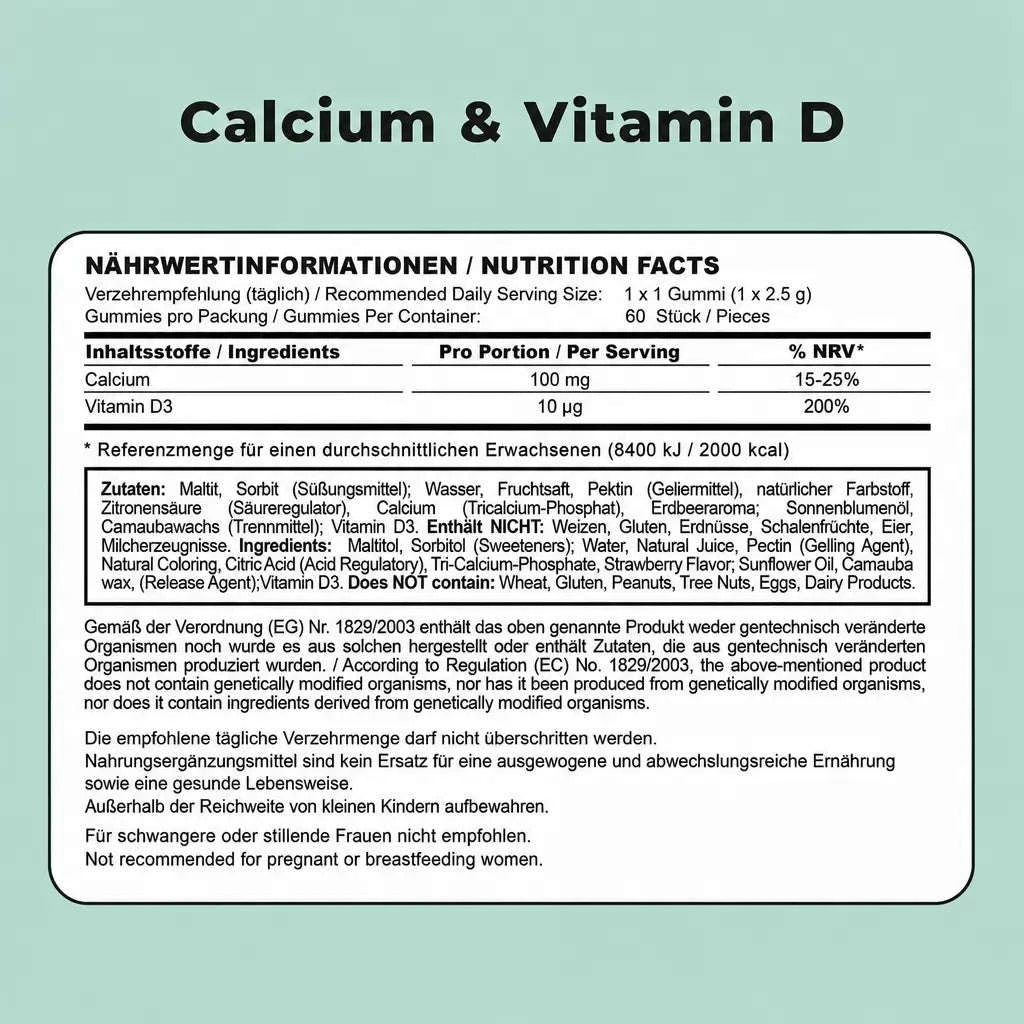 Kids Calcium & Vitamin D3 Namma Markt