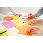 Post-it® Super Sticky Notes im Großformat, Liniert, 101 mm x 152 mm, 90 Blatt/Block, 100% PEFC