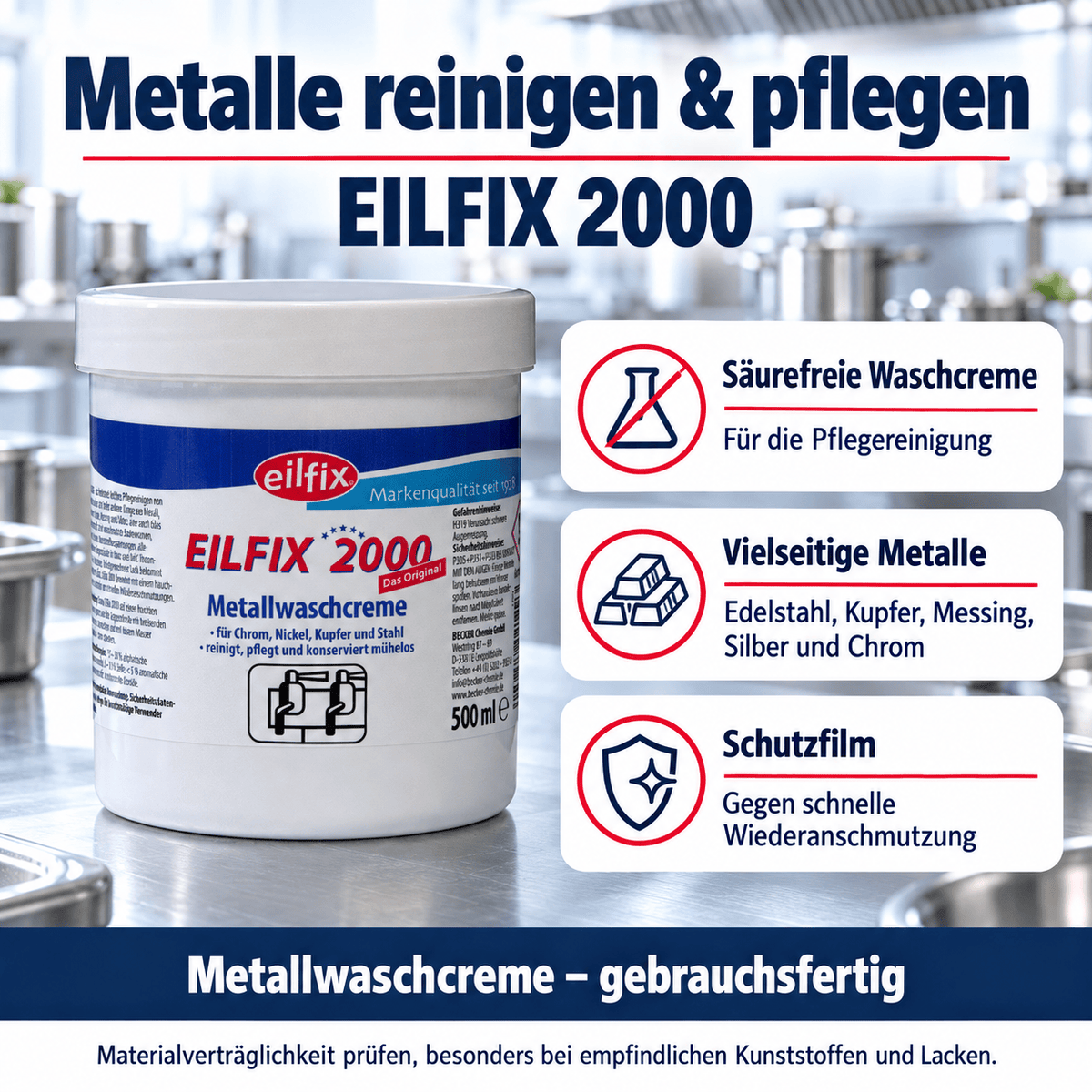 EILFIX 2000 Metallwaschcreme