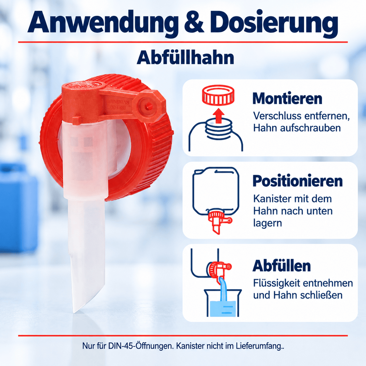 Eilfix Abfüllhahn für 10 Liter