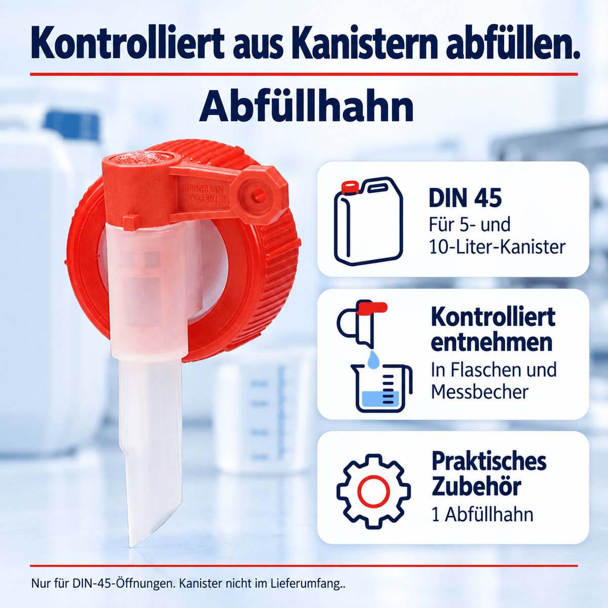 Eilfix Abfüllhahn für 10 Liter