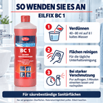EILFIX BC 1 SANITÄRREINIGER Unterhaltsreiniger