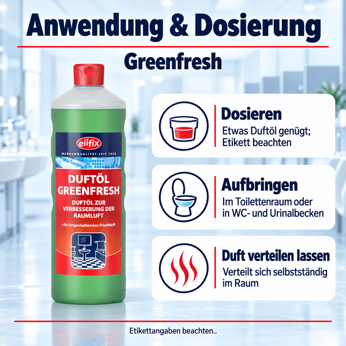 EILFIX DUFTÖL GREENFRESH Luftverbesserer