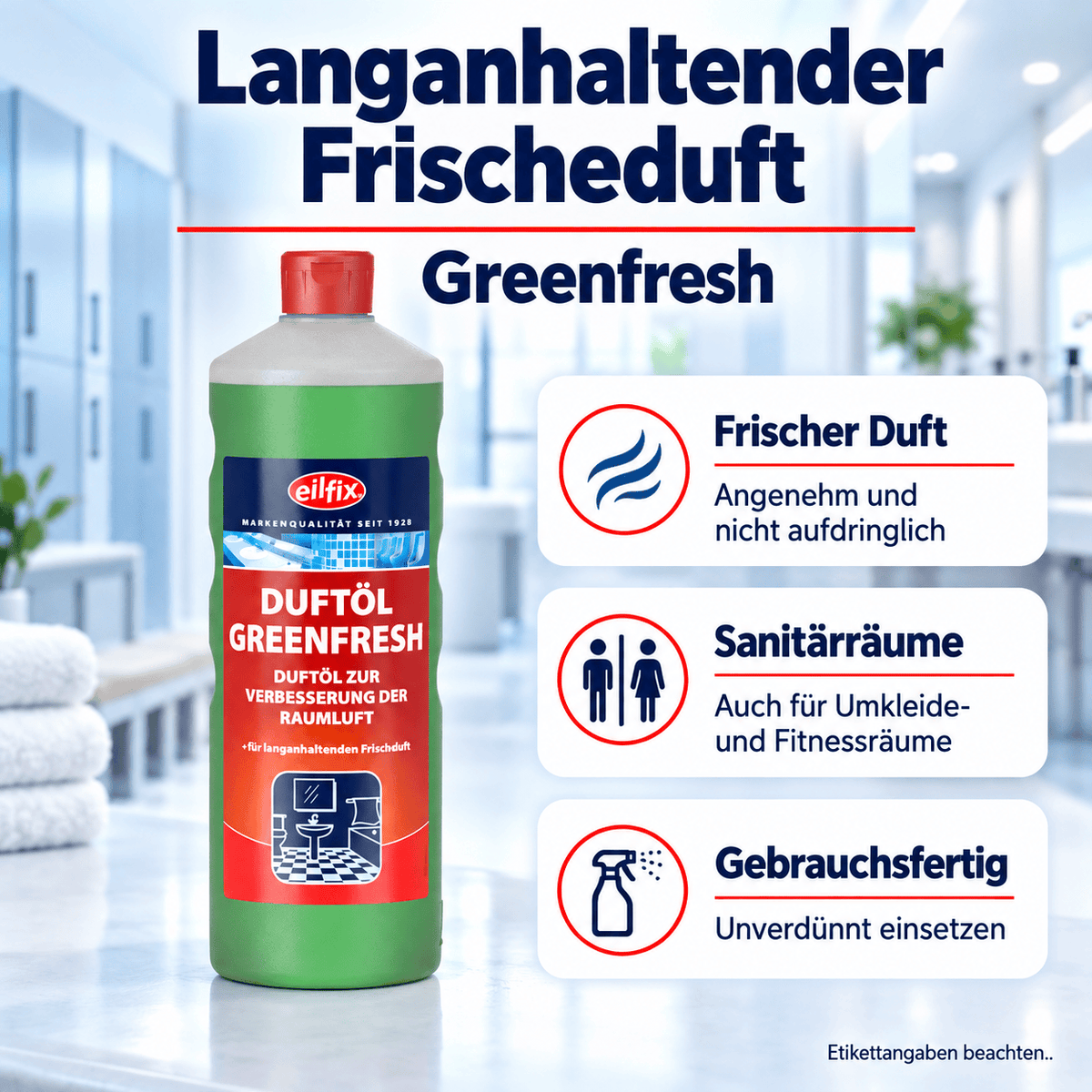 EILFIX DUFTÖL GREENFRESH Luftverbesserer