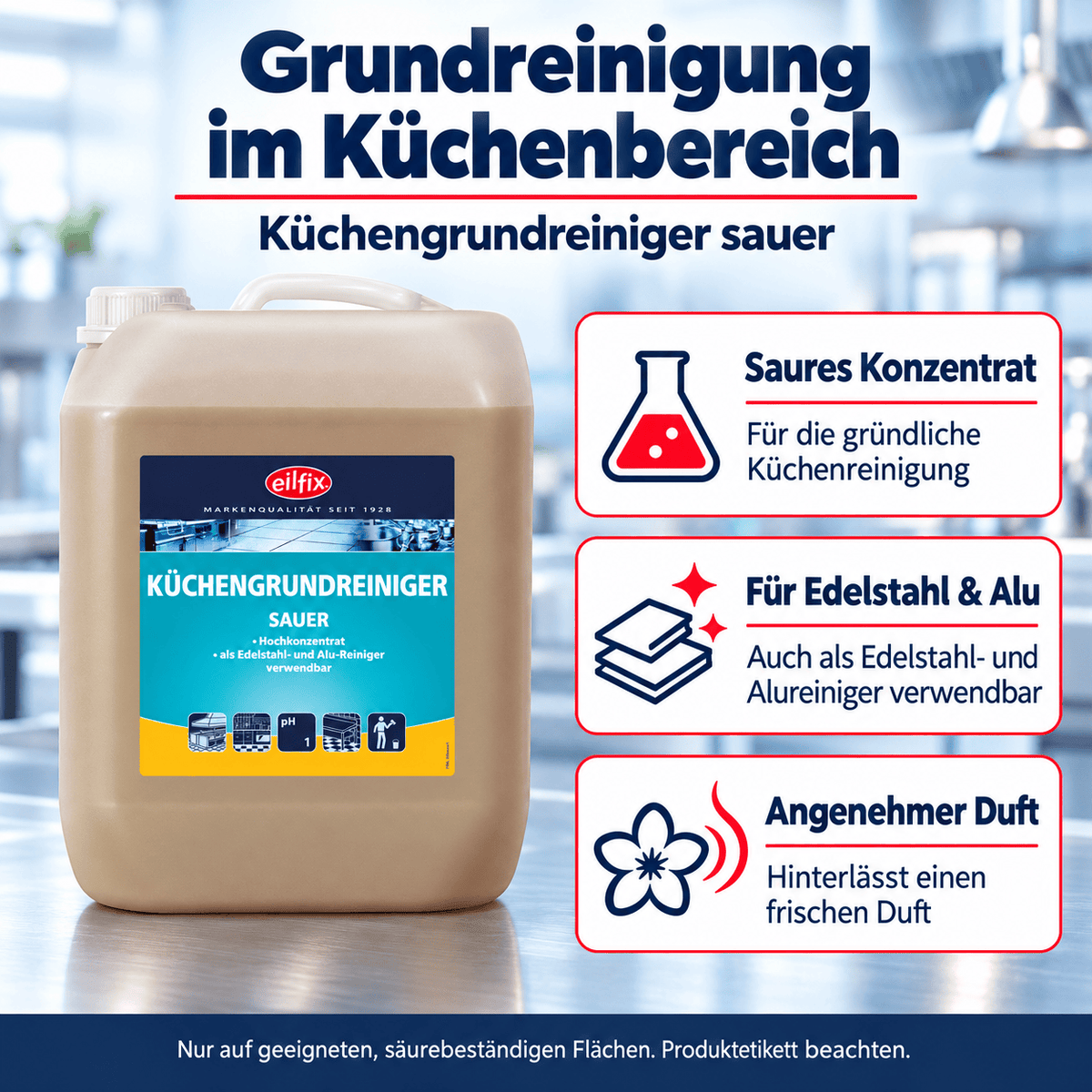 EILFIX Küchengrundreiniger sauer