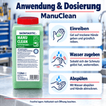 EILFIX MANU CLEAN HANDREINIGUNGS-GEL mit mikrofeinen Reibekörpern
